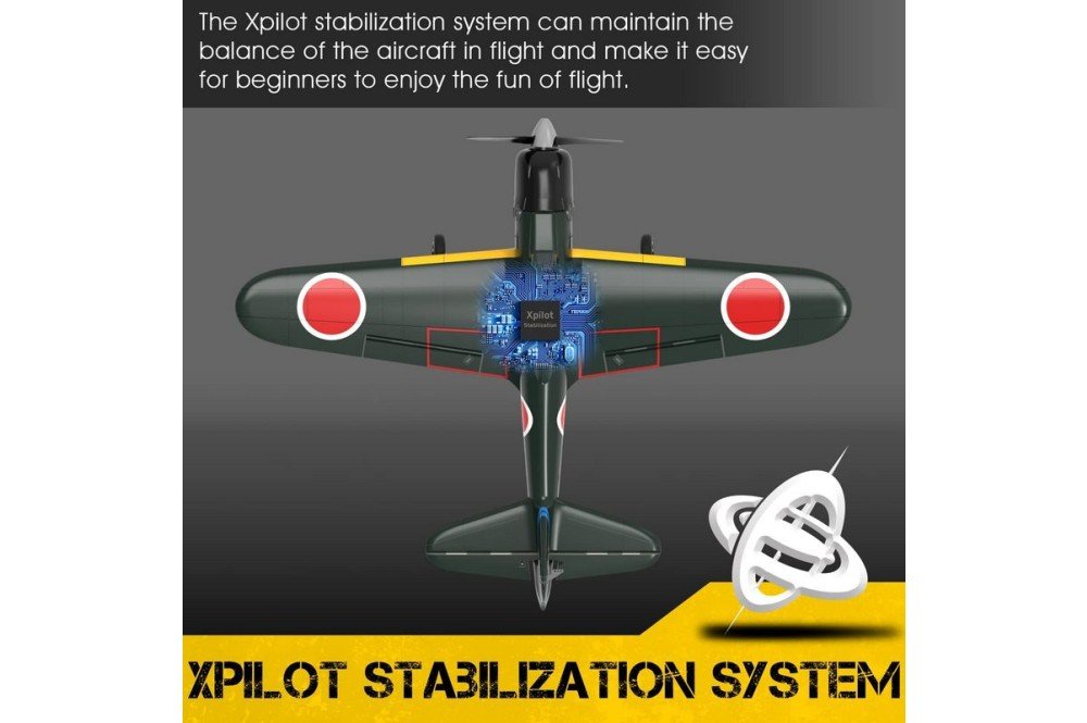 Радиоуправляемый самолет Volantex RC Zero 400мм 2.4G 4ch LiPo RTF with Gyro - EXA76115R
