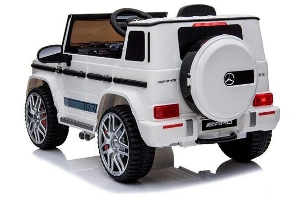 Детский электромобиль Mercedes-Benz G63 AMG White 12V - BBH-0002