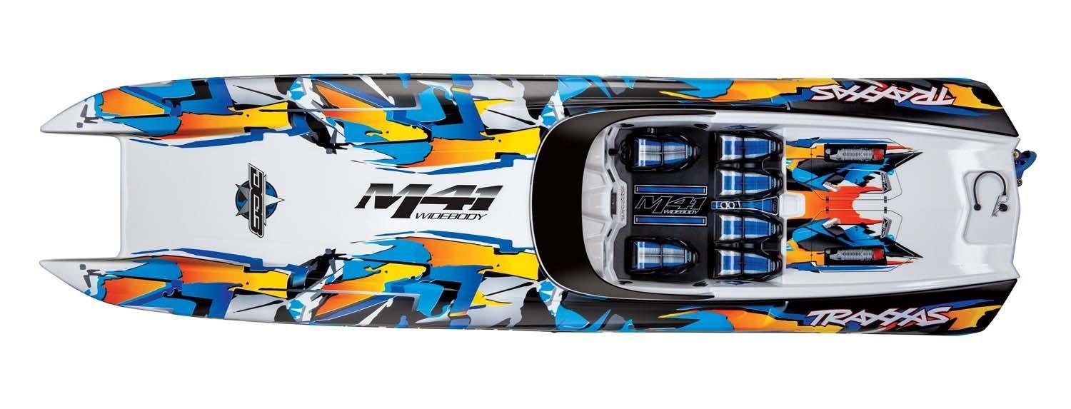 Радиоуправляемый катер Traxxas DCB M41 Widebody TSM RTR 2.4G TRA57046-4-OR