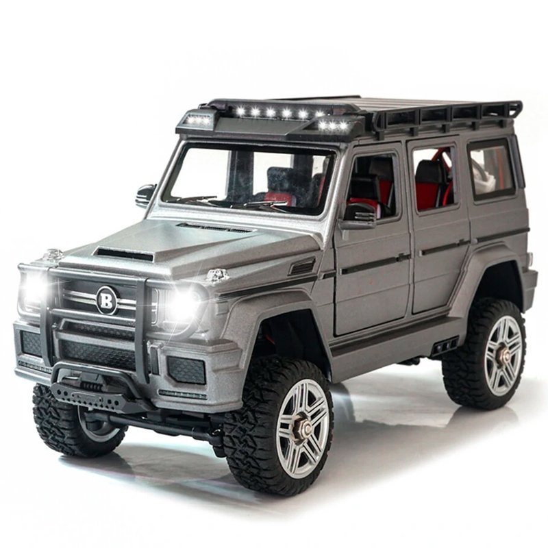 Радиоуправляемая машина джип SG 2401 RTR 1/24 2.4G 4WD RC (LED фары) - SG-2401-Gray
