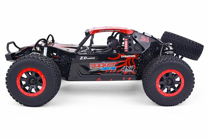 Радиоуправляемая машина багги ZD RACING 1/10 Scale 4WD Desert Buggy RTR (без акб/ и з.у) - ZD-DBX-104-R