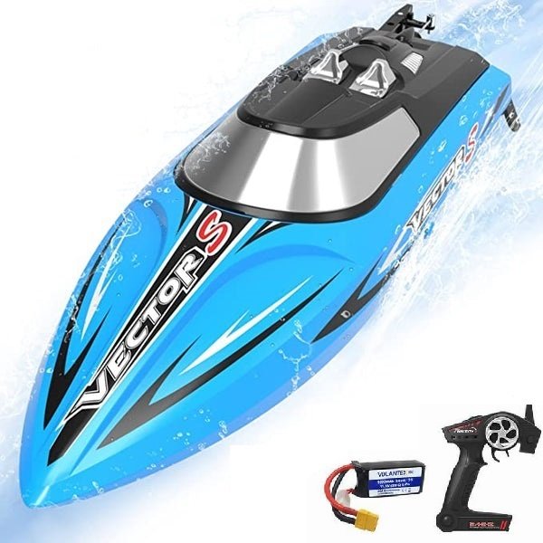 Радиоуправляемый катер Volantex RC Vector S синий 2.4G RTR - EXA79704RBDB