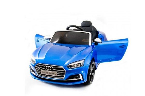 Детский электромобиль Audi S5 Cabriolet LUXURY 2.4G - Blue - HL258-LUX