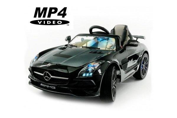 Детский электромобиль Mercedes-Benz SLS AMG Black Carbon Edition - SX128-S