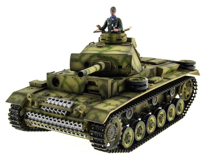 Радиоуправляемый танк Taigen 1/16 Panzerkampfwagen III (Германия) PRO 2.4G RTR - TG3848-1A