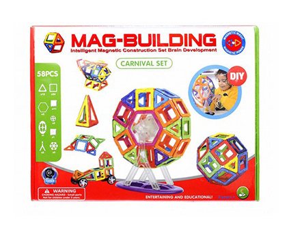 Магнитный конструктор Mag-Building 58 деталей