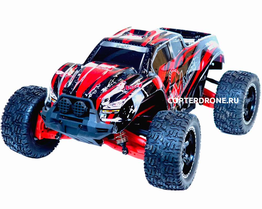 Радиоуправляемая машина монстр Remo Hobby MMAX PRO UPGRADE 4WD 2.4G 1:10 RTR RH1031PRO-UPG-RED
