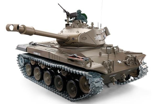 Радиоуправляемый танк Heng Long US M41A3 Bulldog Pro масштаб 1:16 2.4G - 3839-1Pro V7.0