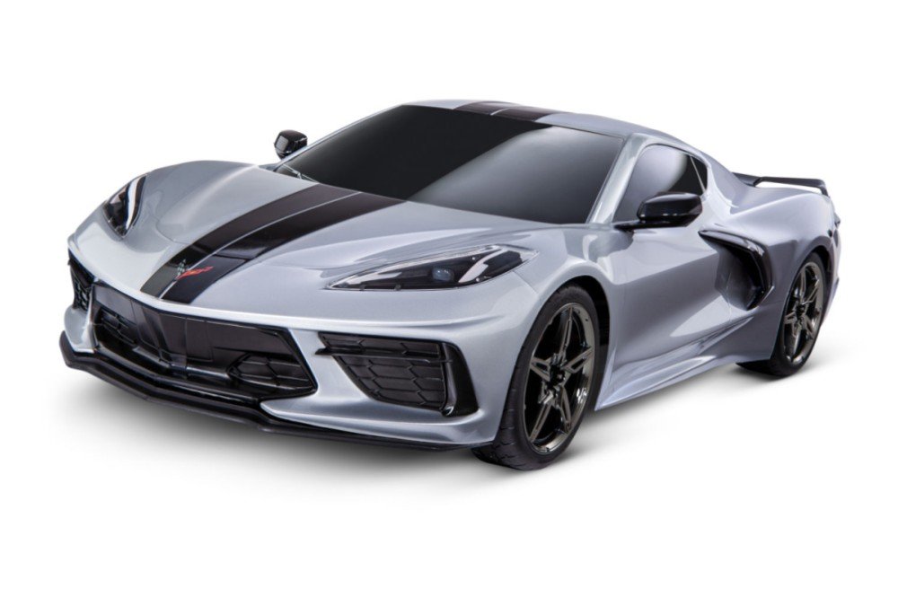 Радиоуправляемый шоссейный автомобиль TRAXXAS SLVR 4-TEC 3.0 C8 CORVETTE SILVER - TRA93054-4-SLVR