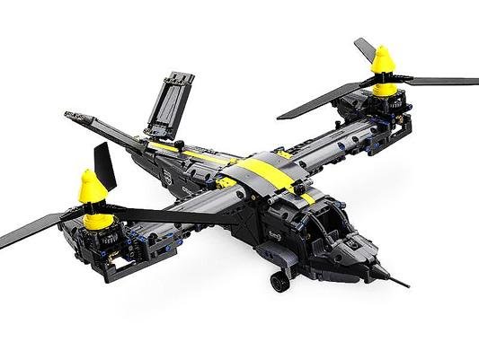 Конструктор CADA конвертоплан Tiltrotor Aircraft (1436 деталей) C61076W