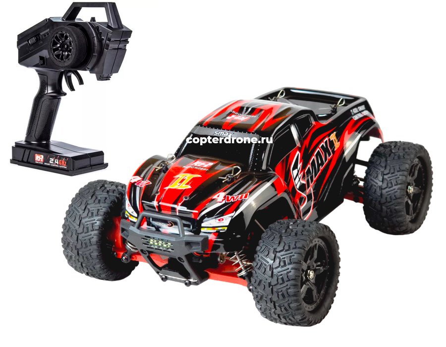 Радиоуправляемый монстр Remo Hobby Monster SMAX Upgrade 1:16 4WD RTR RH1631UPG V2.0 RED