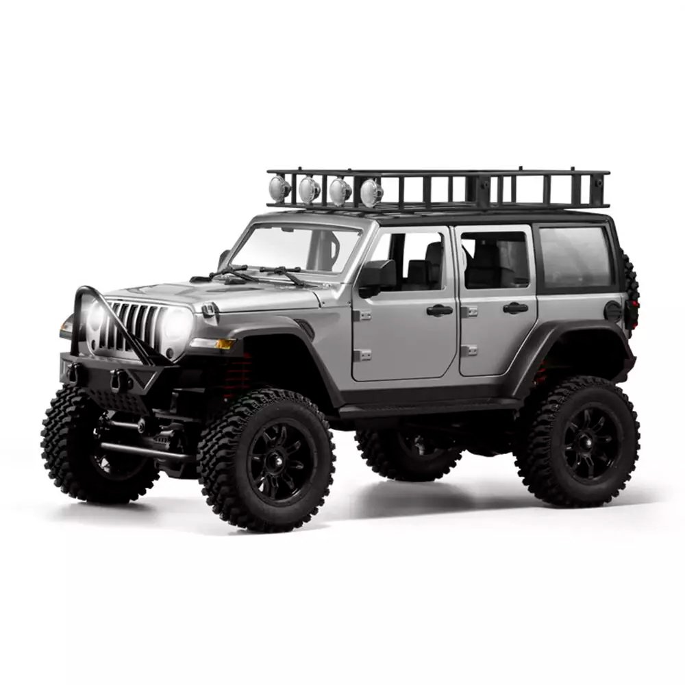 Радиоуправляемая машина внедорожник MN MODEL Wrangler RTR 4WD масштаб 1:12 2.4G - MN-128|SILVER