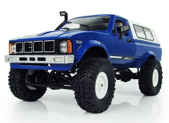 Радиоуправляема машина краулер WPL Military Truck Buggy Crawler RTR 4WD масштаб 1:16 2.4G - WPLC-24R-Blue