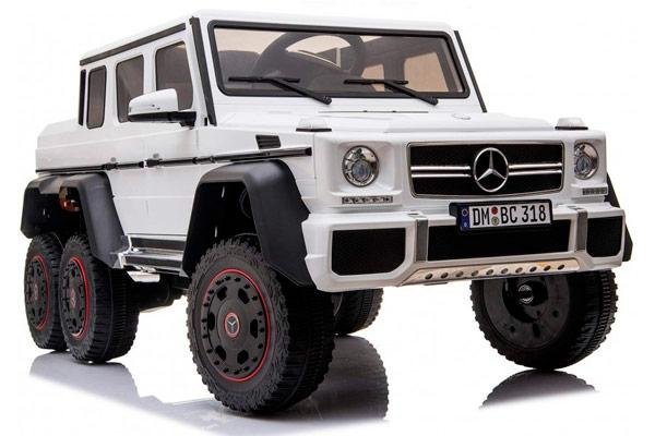 Детский электромобиль Merсedes-Benz G63 AMG White 4WD - DMD-318-WHITE