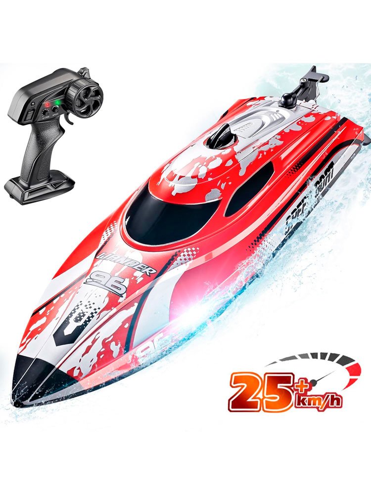 Радиоуправляемый катер CS Toys Wander (30 см, LED, 25 км/ч) - HJ820-RED