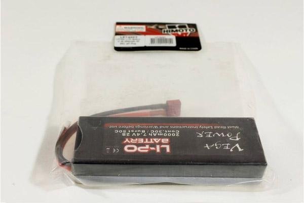 Аккумулятор Li-Po Himoto 5000mAh, 7,4V, 30C, T‐plug. LP7450