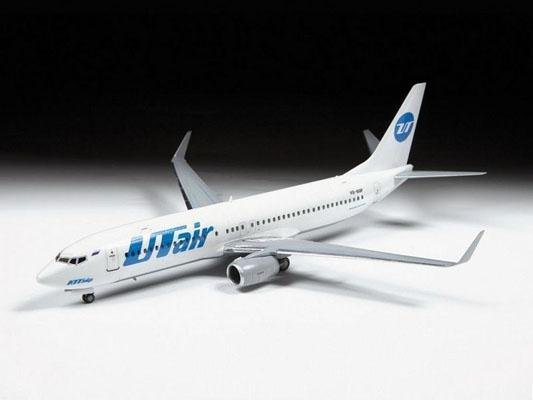 Модель сборная ZVEZDA Авиалайнер Пассажирский Боинг 737-800 подарочный набор, 1:144