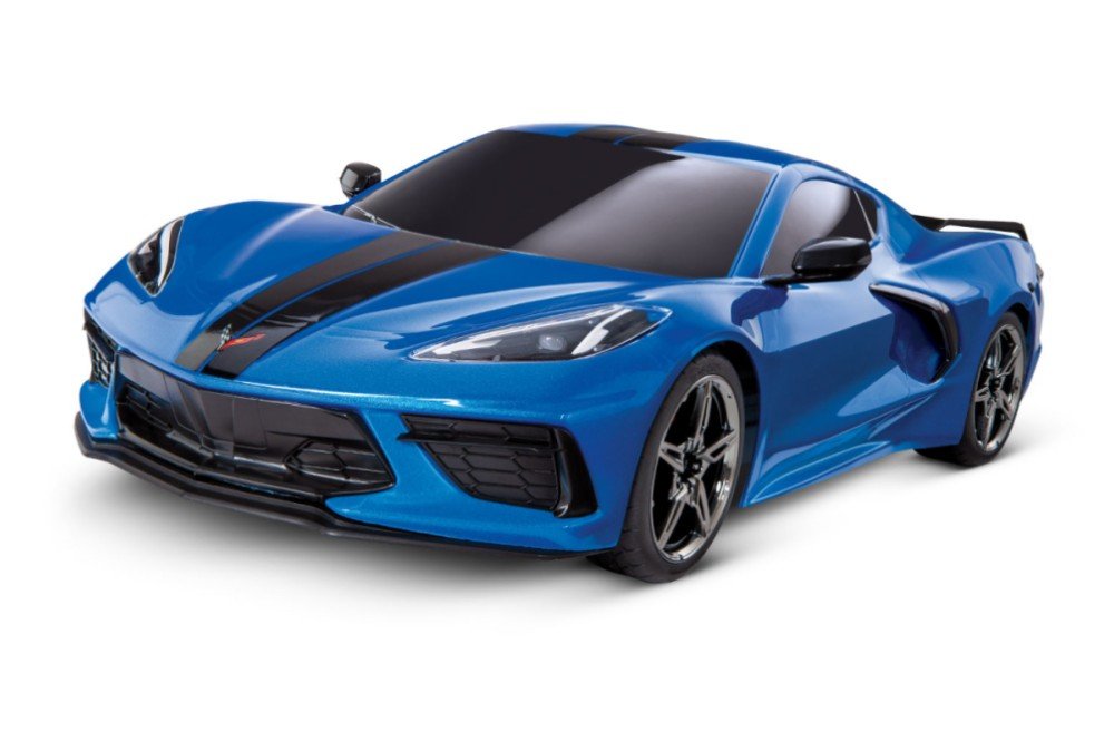 Радиоуправляемый шоссейный автомобиль TRAXXAS SLVR 4-TEC 3.0 C8 CORVETTE BLUE - TRA93054-4-BL