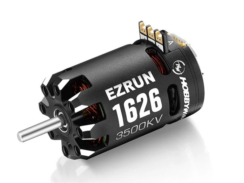 Бесколлекторный мотор Hobbywing EZRUN-1626SD-3500KV-BLACK (2.00/8.5мм, 1/28) бессенсорный - HW-30402653