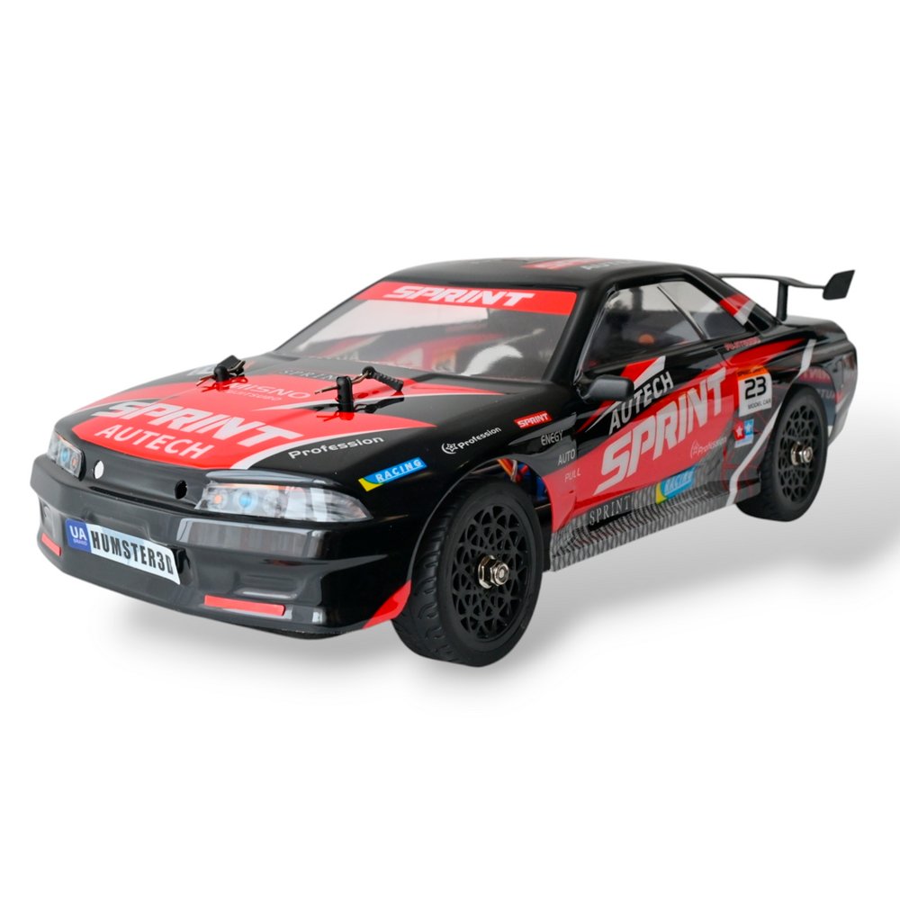 Радиоуправляемая машина для дрифта Remo Hobby RACING & DRIFT (черно-красная) 4WD 2.4G 1/14 RTR - RH1411-NBR
