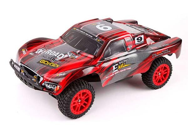 Радиоуправляемый шорт-корс трак Remo Hobby Truck 9emu 4WD RTR 1:10 2.4G - RH1021-RED