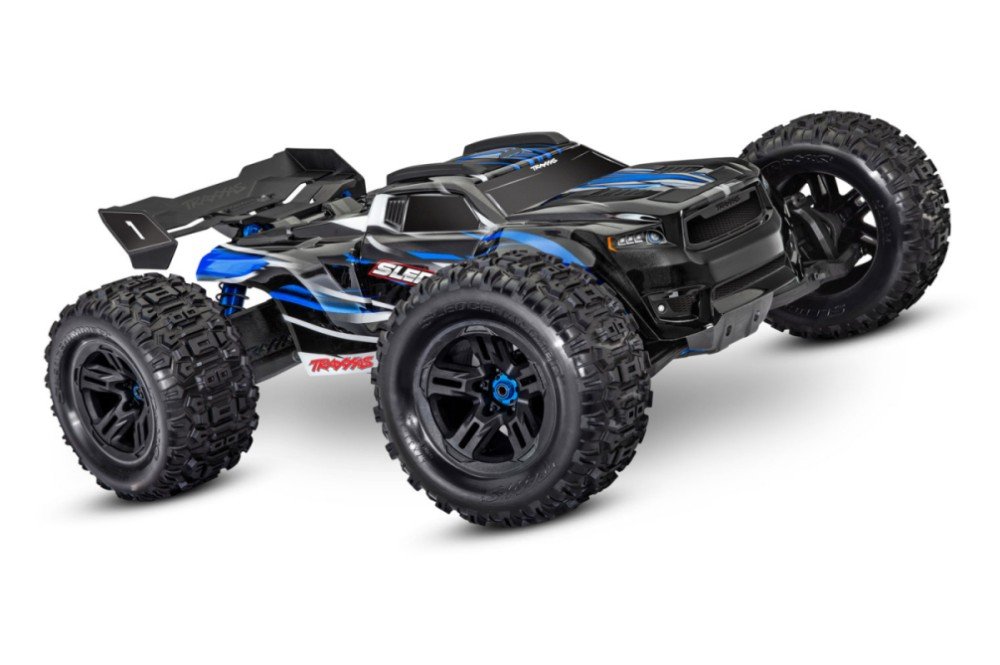 Радиоуправляемая машина трагги Traxxas Sledge - Blue 4WD RTR масштаб 1:8 2.4G - TRA95076-4-BL