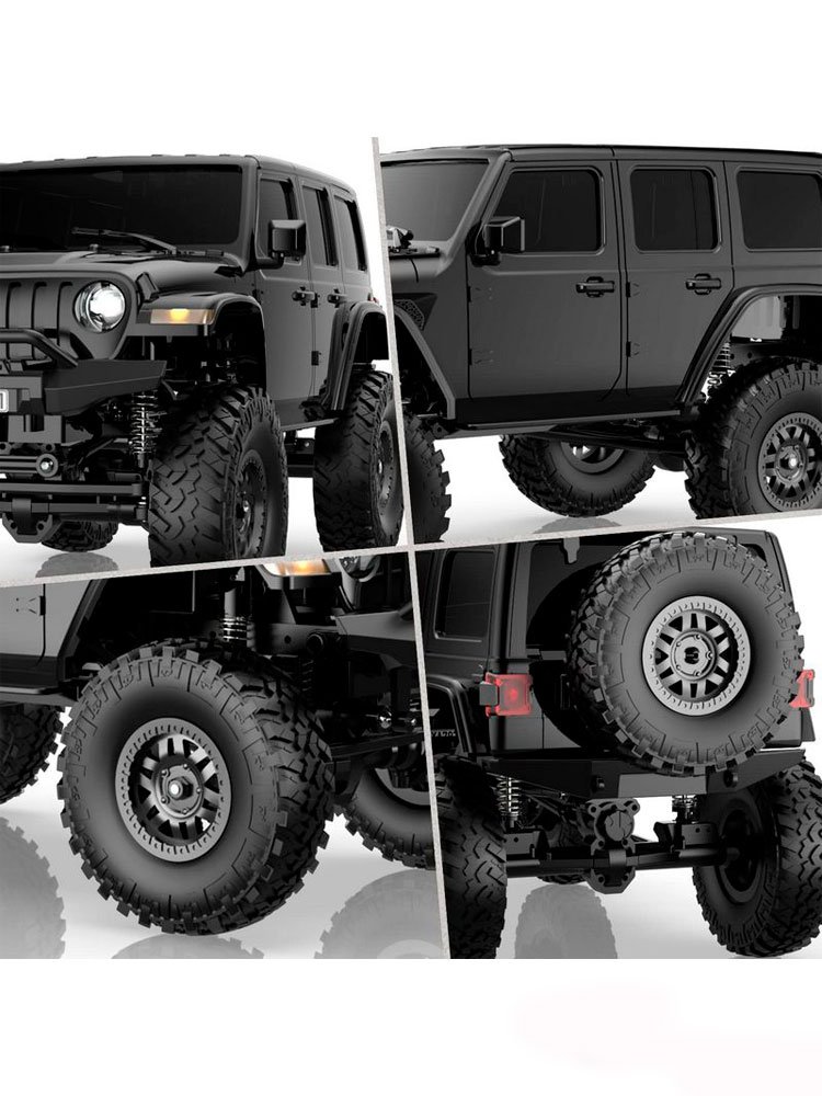 Радиоуправляемый краулер Volantex RC 787-1 черный 4WD 2.4G 1/24 RTR - EXA78701RKB2