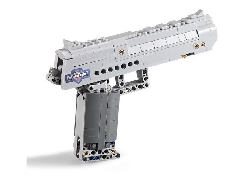 Конструктор CaDA deTech пистолет Desert Falcon (307 деталей) C81007W