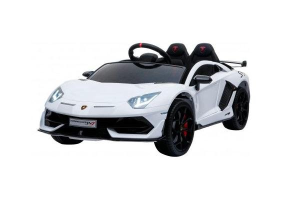 Детский электромобиль Lamborghini SVJ 12V - WHITE - HL328