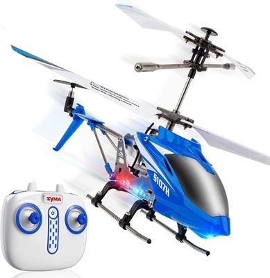 Радиоуправляемый вертолет Syma S107H Blue 2.4G с функцией зависания SYMA-S107H-BLUE