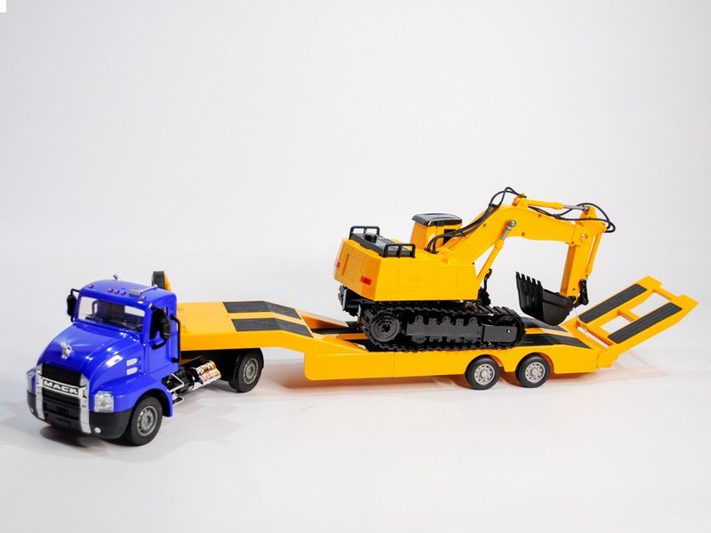 Радиоуправляемый грузовик тягач с тралом Double Eagle MACK 1/26 2.4G RTR - E665-003