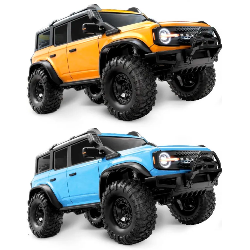 Радиоуправляемая машина краулер Huang Bo 4WD RTR масштаб 1:10 2.4G Bronco Yellow - HB-R1001