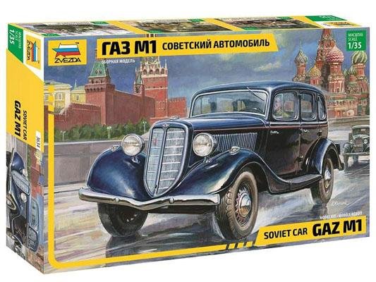 Модель Сборная ZVEZDA Советский автомобиль ГАЗ М1, 1:35