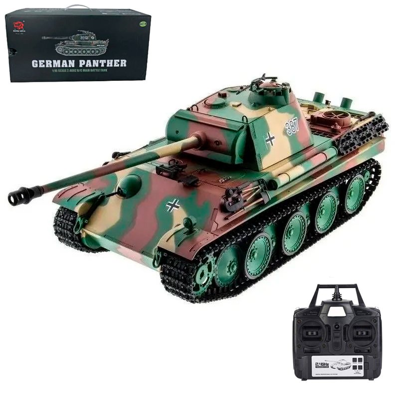 Радиоуправляемый танк Heng Long Panther Type G Original V7.0 масштаб 1:16 RTR 2.4G - 3879-1 V7.0