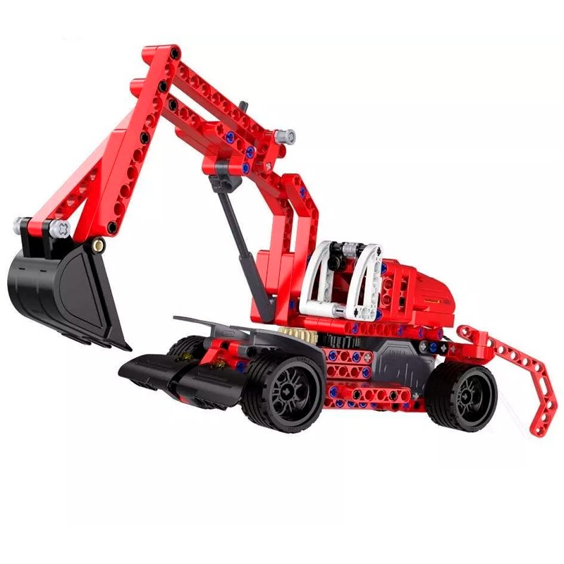 Конструктор CaDA Technic экскаватор совместим с C52011W, инерционный (235 деталей) - C52012W