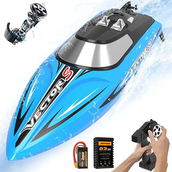 Радиоуправляемый катер Volantex RC Vector S синий Brushless 2.4G LiPo RTR - EXA79704RBLB