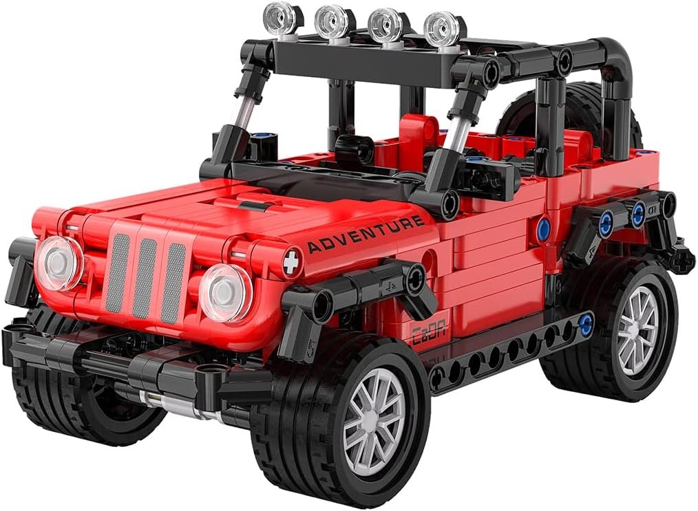 Конструктор CADA внедорожник Adventure, инерционный, 317 элементов - C52027W