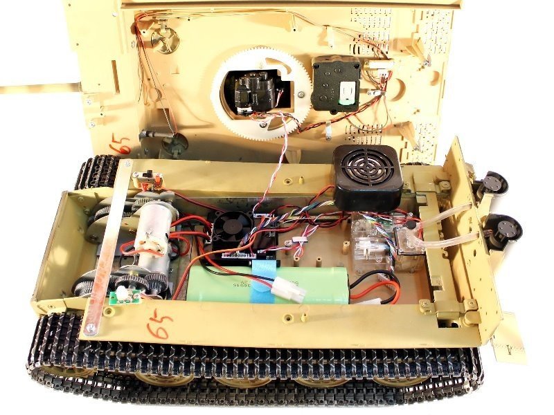 Радиоуправляемый танк Taigen Tiger 1 (поздняя версия) откат ствола (для ИК боя) V3 2.4G RTR 1:16 - TGIF3818-D1 3.0