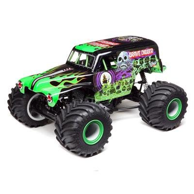 Радиоуправляемая машина монстр Losi LMT Solid Axle Monster Truck RTR 4WD 1:10 Grave Digger - LOS04021T1