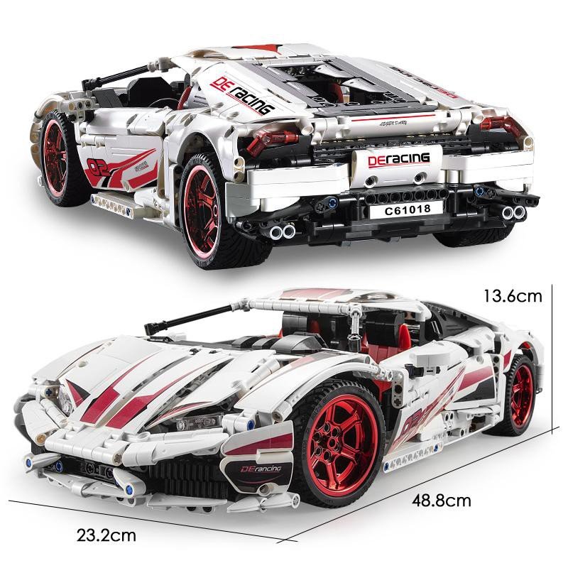 Конструктор CADA спортивный автомобиль Lamborghini LP610 (1696 деталей) C61018W