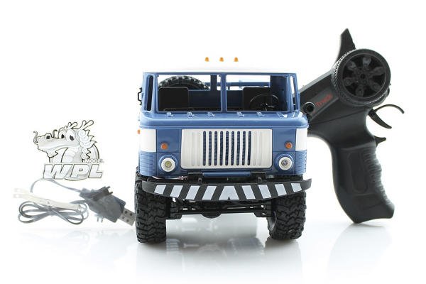 Радиоуправляемый грузовик WPL ГАЗ 66 1:16 4WD Синий RTR 2.4G - WPLB-24-Blue