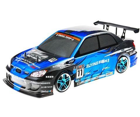 Радиоуправляемая машина для дрифта / шоссе HSP Flying FIsh 1 Seme 4WD RTR масштаб 1:10 2.4G - 94203(12344) Impreza