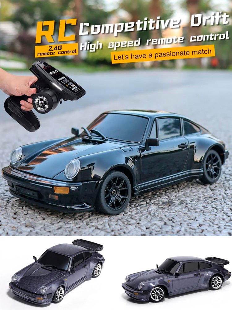 Радиоуправляемая машина для дрифта LD RC масштаб 1:18 2WD 2.4G Porsche 911 - 1898 Gray