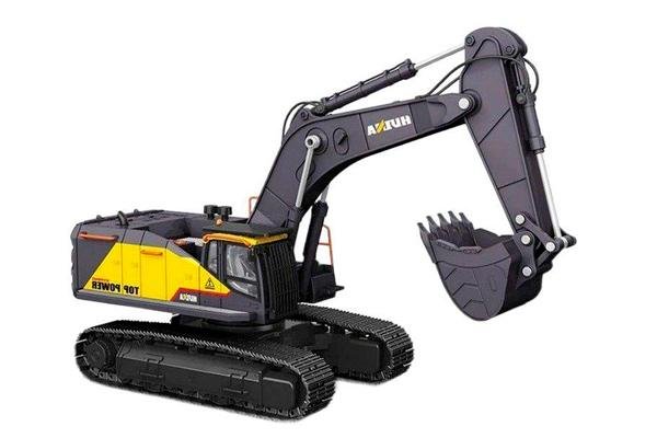 Радиоуправляемый экскаватор серый HUI NA TOYS 22CH RTR 2.4G масштаб 1:14 - HN1594-GR