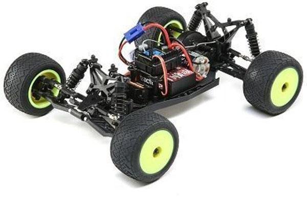 Радиоуправляемый трагги Losi Mini-T 2.0 Stadium Truck Brushed 1:18 - LOS01015T1
