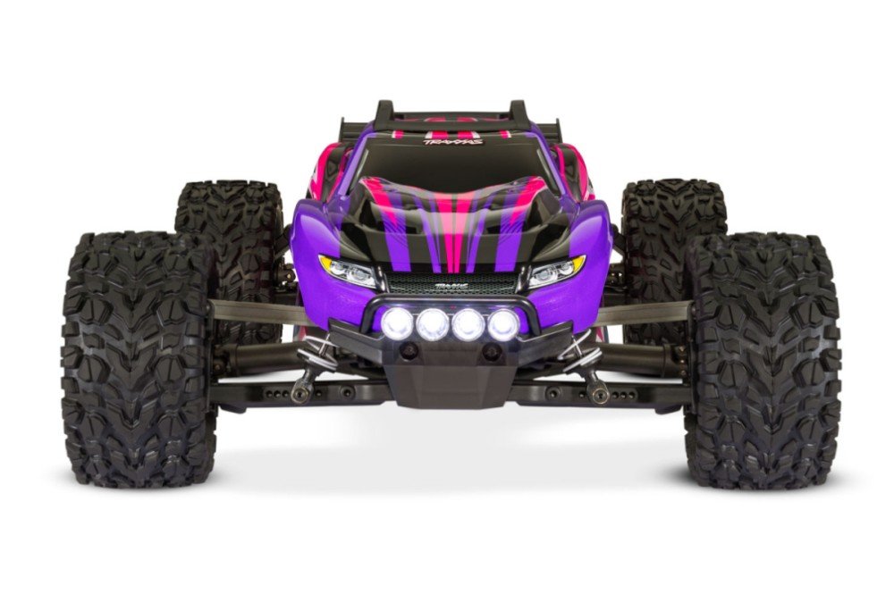 Радиоуправляемая машина трагги TRAXXAS Rustler 4X4 1:10 4WD - TRA67064-61-P