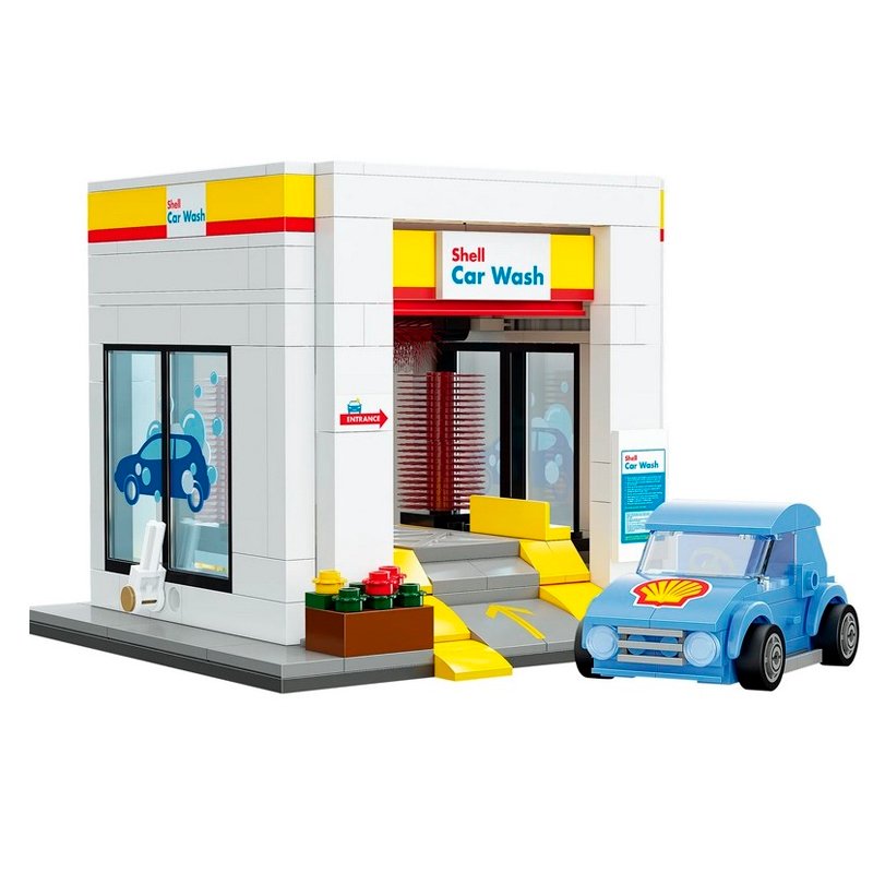 Конструктор CaDA автомойка Shell (294 детали) - C66030W
