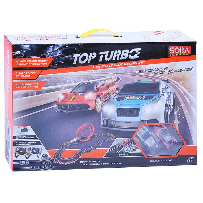 Гоночный автотрек Soba 540 см, от сети, 1:43 - SOBA-A47-21