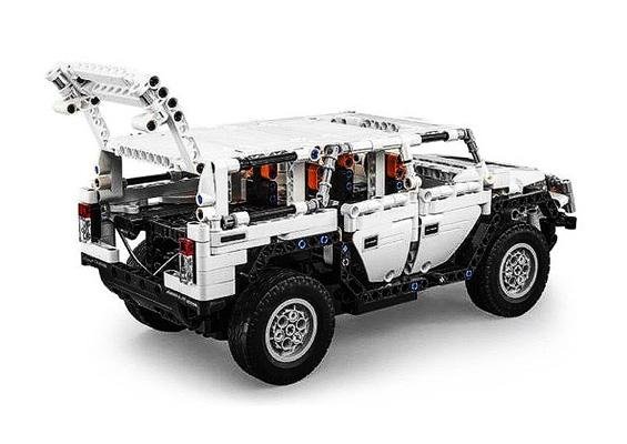 Радиоуправляемый конструктор CaDA внедорожник Warrior H2 (575 деталей) C51044W