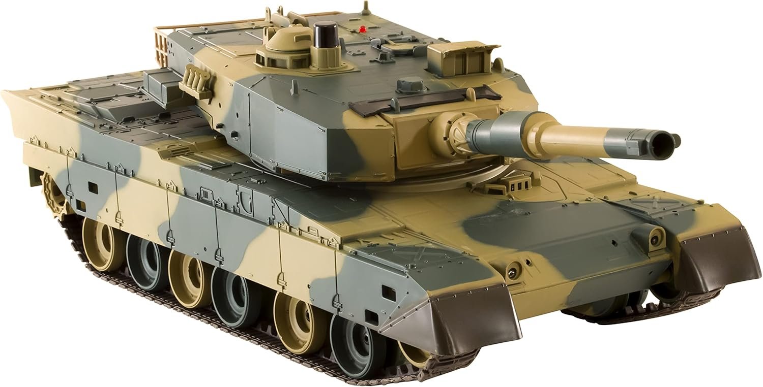 Радиоуправляемый танк Heng Long TYPE 90, стреляет шариками, масштаб 1:24 RTR 2.4G - HL3808-1